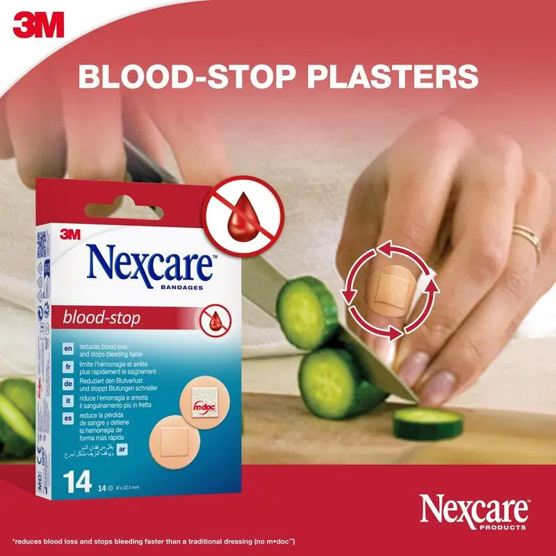 3M Nexcare Blood-Stop Blood-Stop Coagulant Pad 14 pcs.