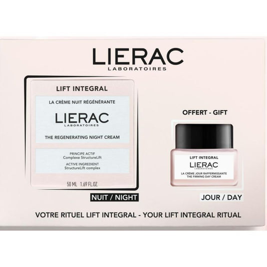 Lierac Set Integral Lift Night Cream + Mini Size Day Cream 20Ml