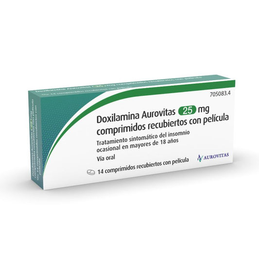 Doxylamine Aurovitas 25 mg, 14 Film-coated Tablets