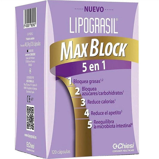 Lipograsil Maxblock 5 In 1 120 capsules