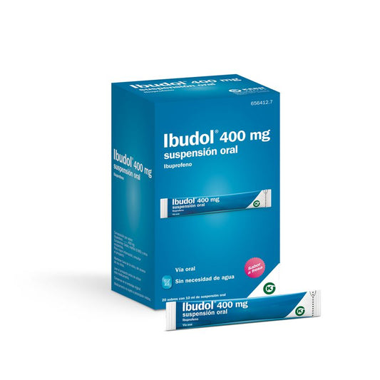 Ibudol 400 mg Oral Suspension, 20 Sachets