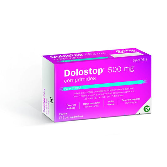 Dolostop 500 mg 20 Tablets