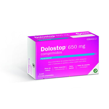 Dolostop 650 mg 20 Tablets
