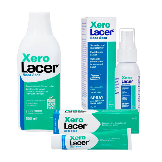 Lacer Xerolacer Pack (Mouthwash + Toothpaste + Spray)