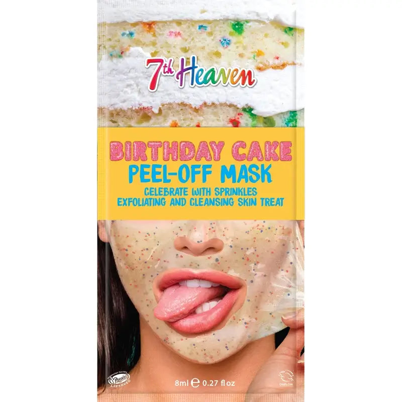 7 Heaven Birthday Cake Peel-Off Mask , 8 ml