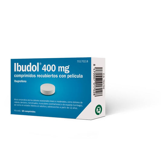 Ibudol Efg 400 mg 20 film-coated tablets