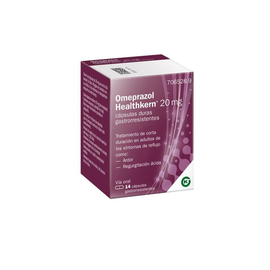 Omeprazole Healthkern 20 mg 14 capsules
