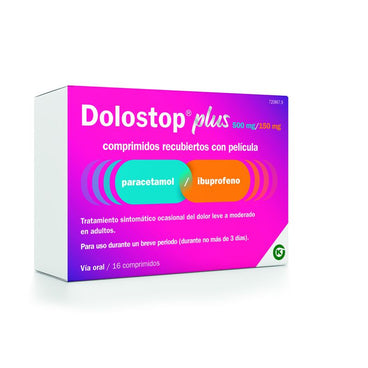 Dolostop Plus 500 mg/150 mg, 16 Tablets
