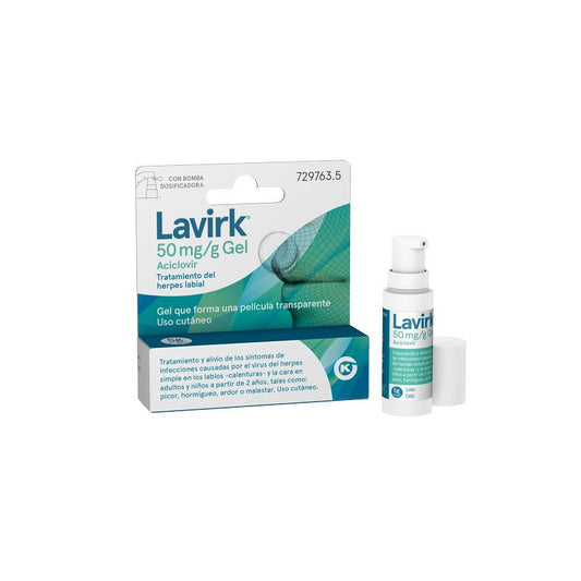 Lavirk 50 mg/g Gel 5 gr