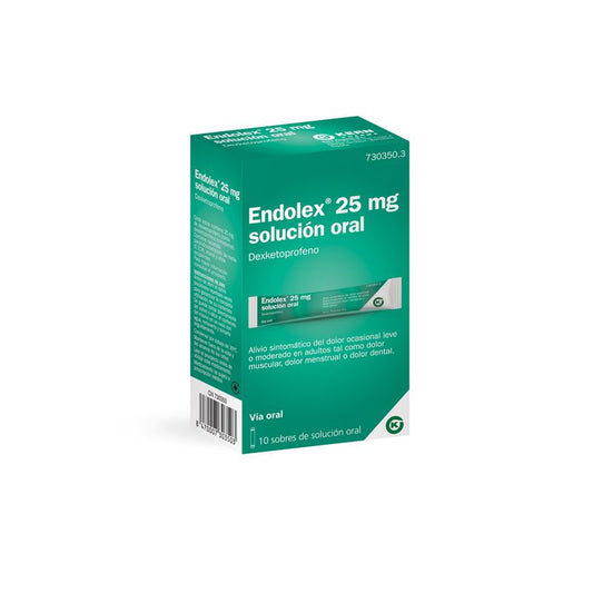 Endolex 25 mg Oral Solution 10 Sachets