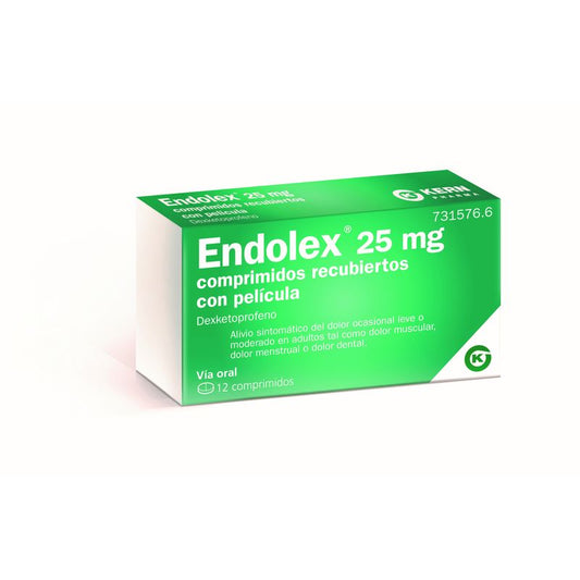 Endolex 25 mg, 12 Tablets
