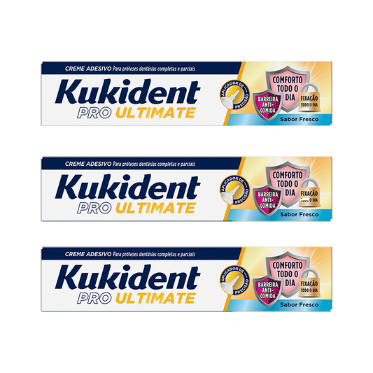 Kukident Triplo Pro Ultimate Fresh Flavour, 3 x 40 Gr