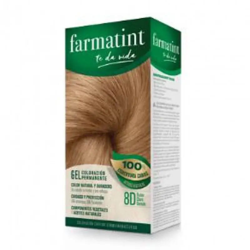 Farmatint 8D Light Golden Blonde Permanent Colouring Gel