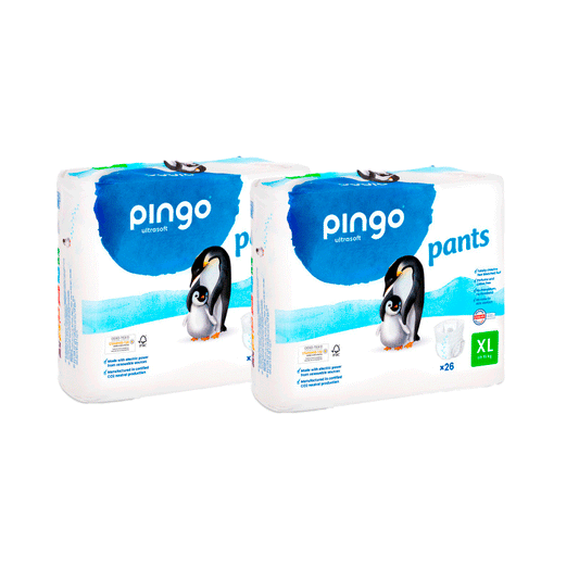 Pack 2 X Pingo Ecological Nappies, Size 6 (26 Units)