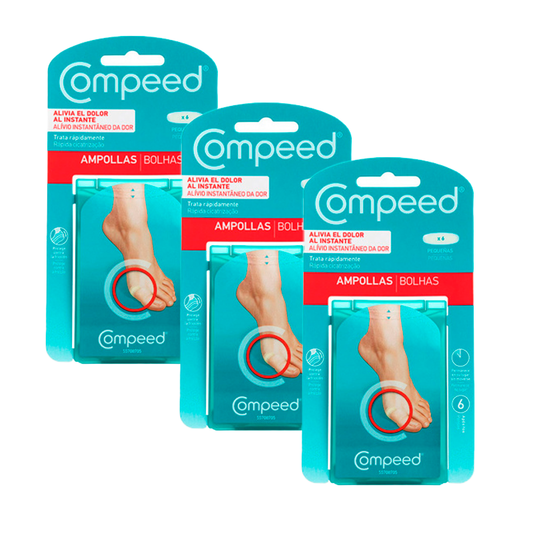 Pack 3 Compeed Dressing Small Blisters, 3x6 Units