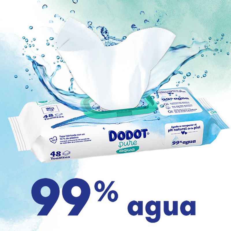 Dodot Pure Aqua Baby Wipes, 432 wipes