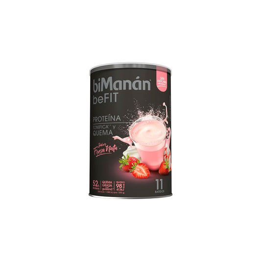 Bimanán Be Fit Strawberry Cream Shake (With Guarana), 330 g