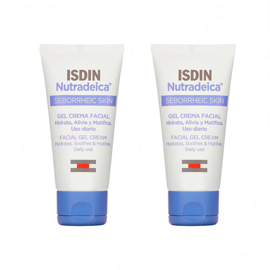 ISDIN Duplo Nutradeica Facial Cream Gel 2x50 ml