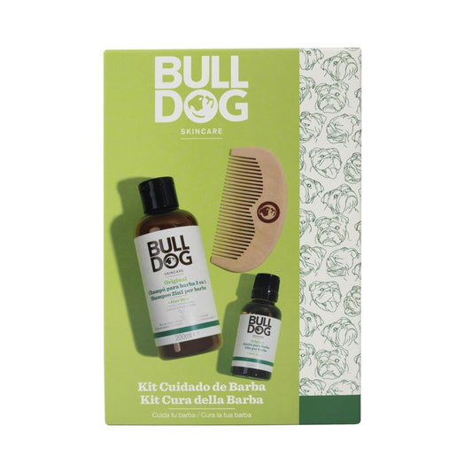 Bulldog Beard Kit Beard Shampoo+Oil+Beard Comb