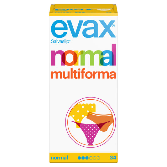 Evax Salvaslip Normal Multiform Protegeslips , 34 units