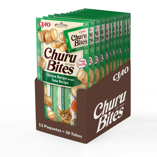 Churu Cat Bites Tuna Recipe Display 12X30Gr