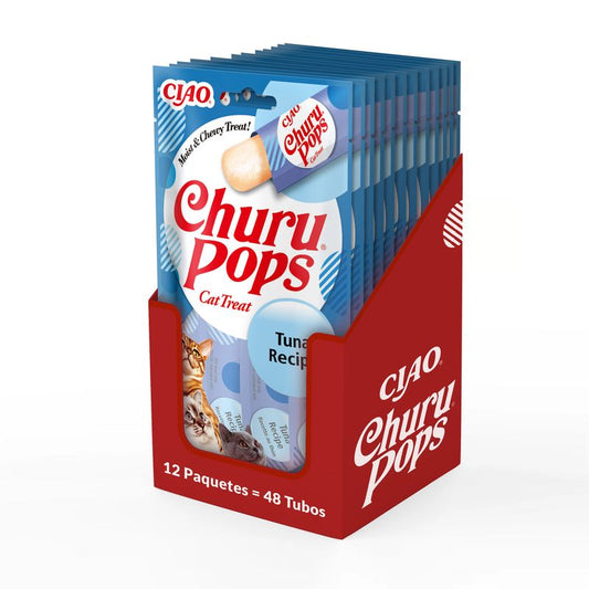 Churu Cat Pops Tuna Recipe Display 12X60Gr