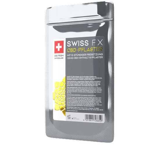 Swiss Fx 10 Patches With 20 Mg Cbd Swiss Fx, 20mg/ 10 pcs.