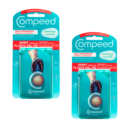 Pack 2 Compeed Blisters Foot Plant, 2x5 Units