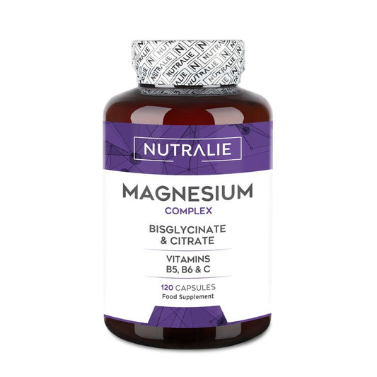 Nutralie Magnesium Complex With Bisglycinate And Citrate , 120 capsules