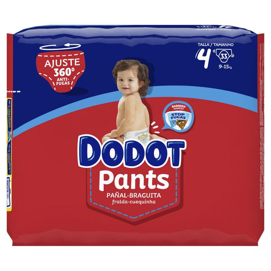 Dodot Pants Nappy Panty Size 4 (9-15 Kg), 33 units