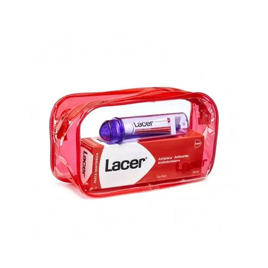Lacer Travel Toiletry Set (Toothbrush + Toothpaste)