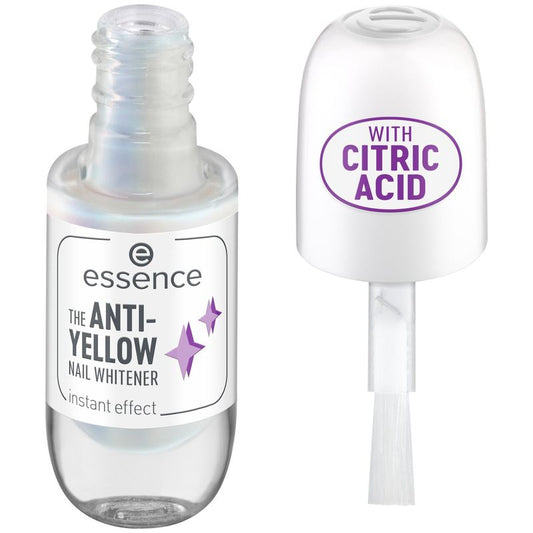 Essence Anti-Yellow Nail Whitener The Anti-Yellow Nail Whitener, 8 ml