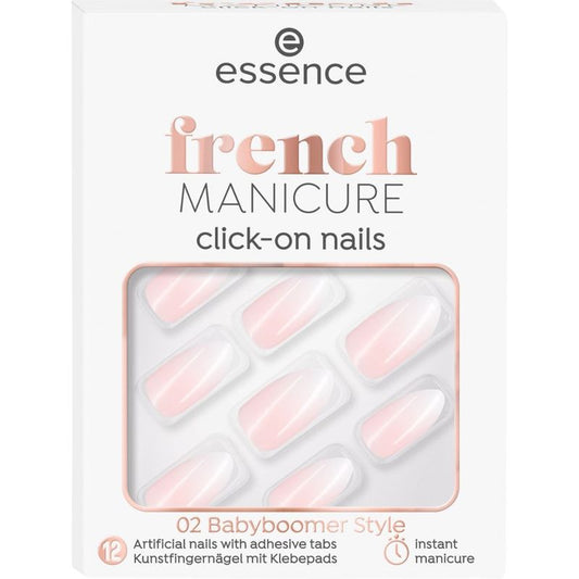 Essence Artificial Nails Click-On French Manicure 02, 12 units