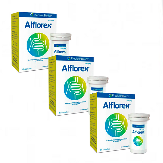 Alflorex Probiotic Food Supplement Pack, 3x30 Capsules