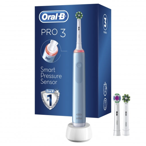 Oral-B Braun Electric Toothbrush Pro 3 3700 Blue
