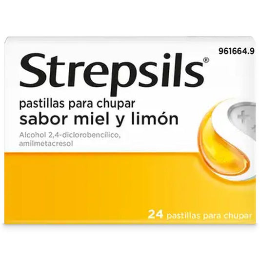 Strepsils Honey and Lemon, 24 Lozenges