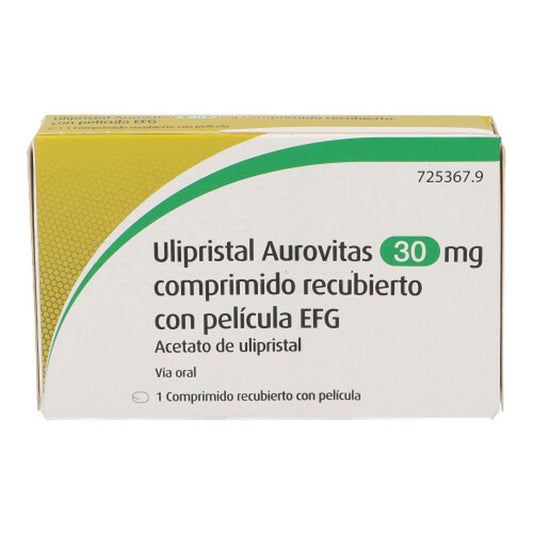 Aurovitas Ulipristal Efg 30 mg, 1 Tablet