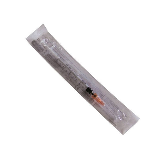 Alvita Insulin Syringe With Sterile Needle 1 Ml 25G 5/8" (0,5X16Mm)