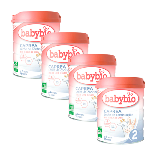 Babybio Pack Caprea 2 Goat Milk From 6 Months, 4 x 800g