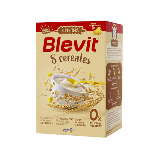 Blevit Baby Food Superfibre 8 Cereals, 500 grs.
