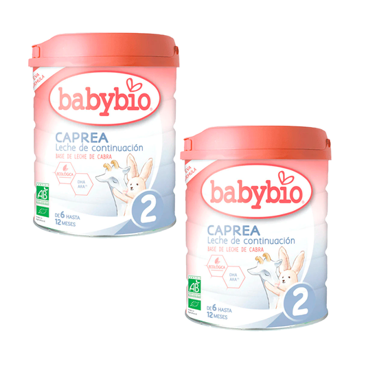 Babybio Pack Caprea 2 Goat Milk From 6 Months, 2 x 800g