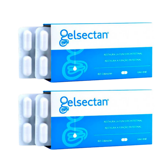Gelsectan Pack 2 units Intestinal Function 60 capsules