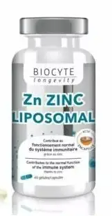 Biocyte Liposomal Zn Zinc , 60 capsules
