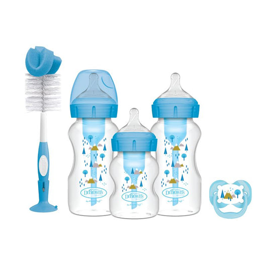 Dr.Brown's Blue Wide Mouth Options+ Gift Pack