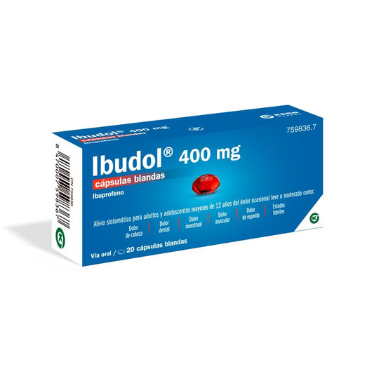 Ibudol 400 mg, 20 Softgels