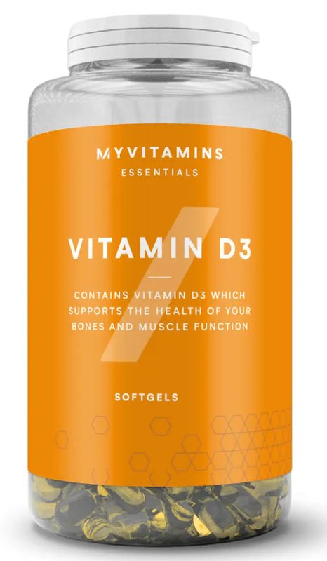 Myvitamins Vitamin D3 , 180 capsules