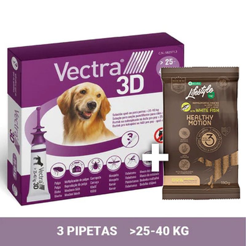 Vectra 3D Dog 25-40 kg, 3 Pipettes