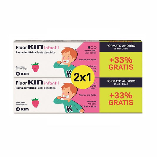 KIN FluorKIN Children's Paste 75+25 2X1