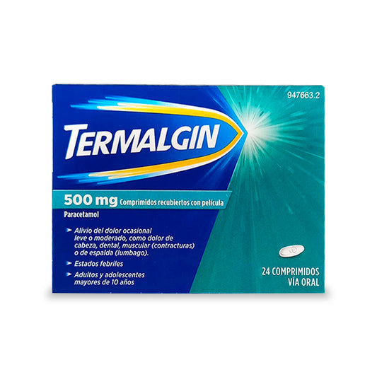 Termalgin , 500 mg 24 film-coated tablets