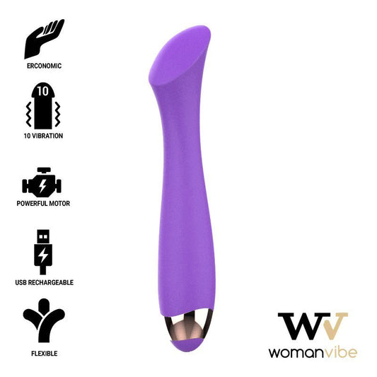 Womanvibe Mandy Rechargeable Silicone K-Spot Vibrator